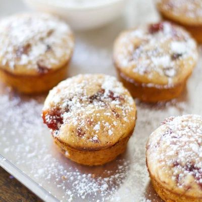 A picture of Strawberry Jam Muffins