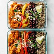 Chicken tinga on a sheet pan.